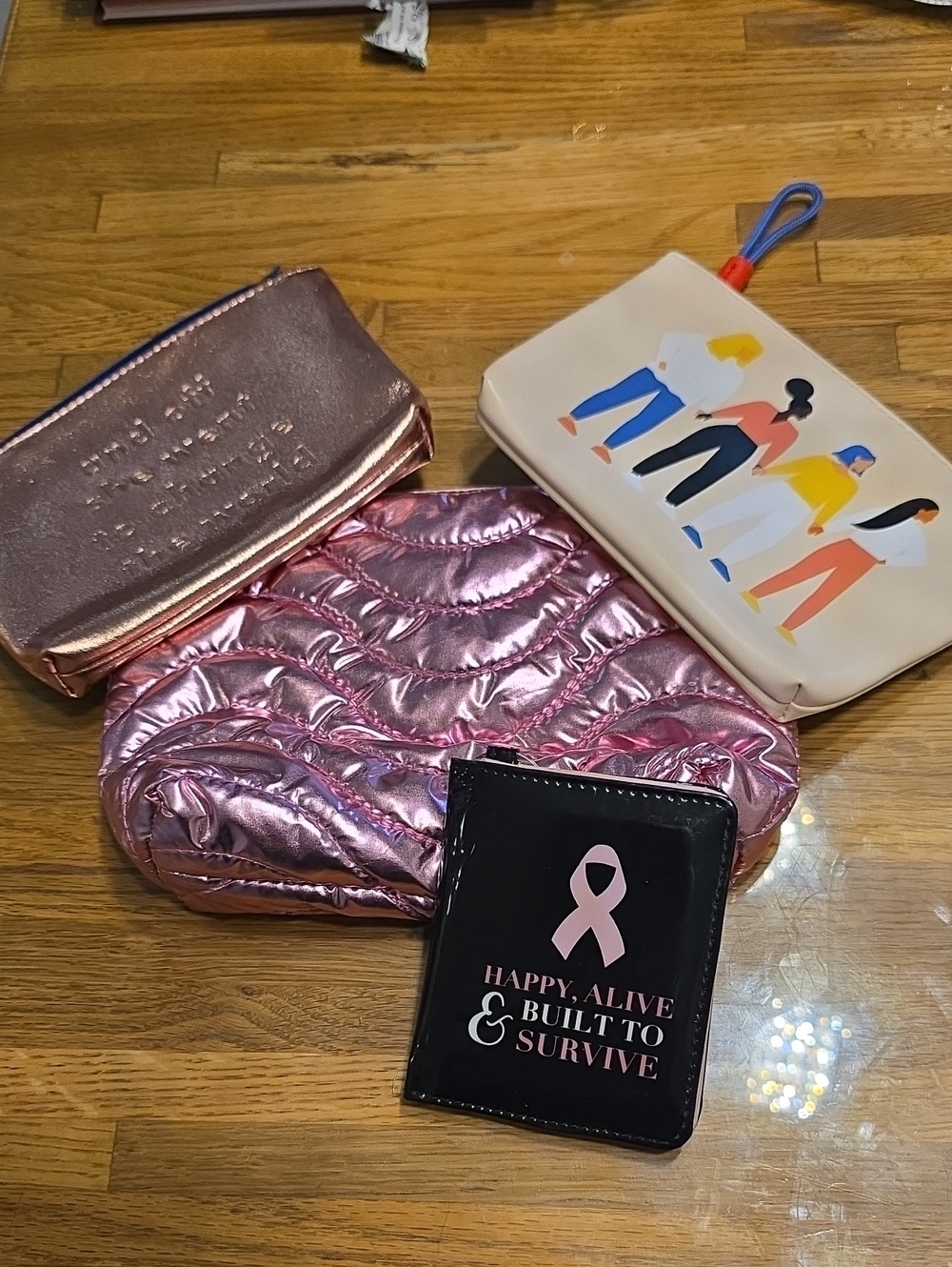 IPSY BAGS 4 IN TOTAL make-up/Clutch/Wallets